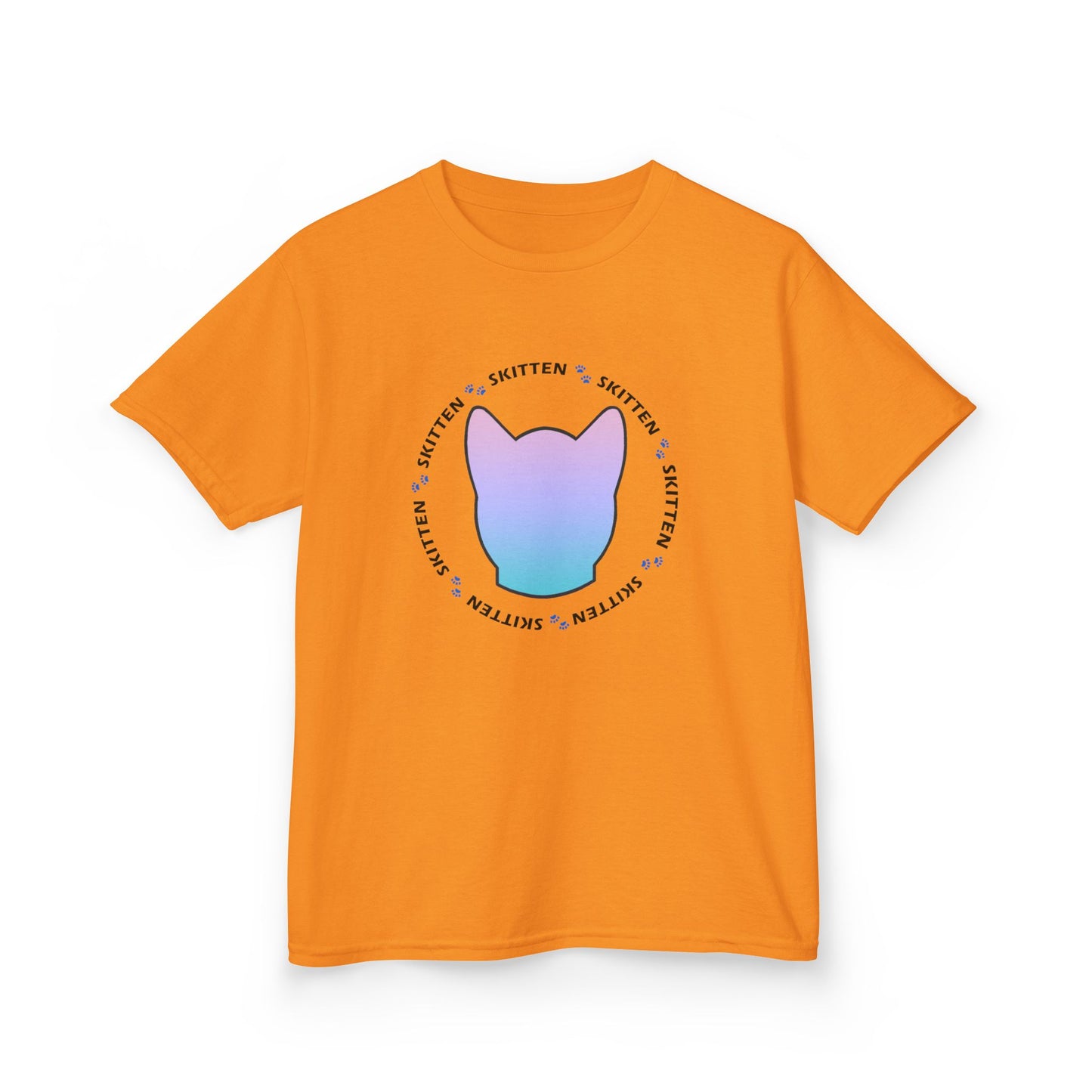 Skitten Cute Skitten Kids Tee - Trendy Cotton T-Shirt for Young Cat Lovers