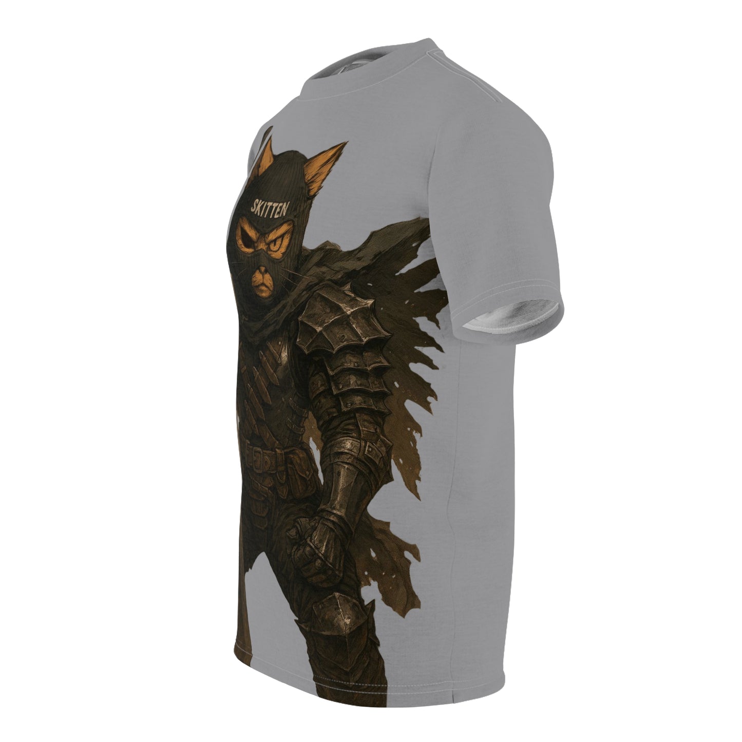 Lord of Sols Skitten Graphic Tee - Creator Design | Unisex Cut & Sew T-Shirt, Grey