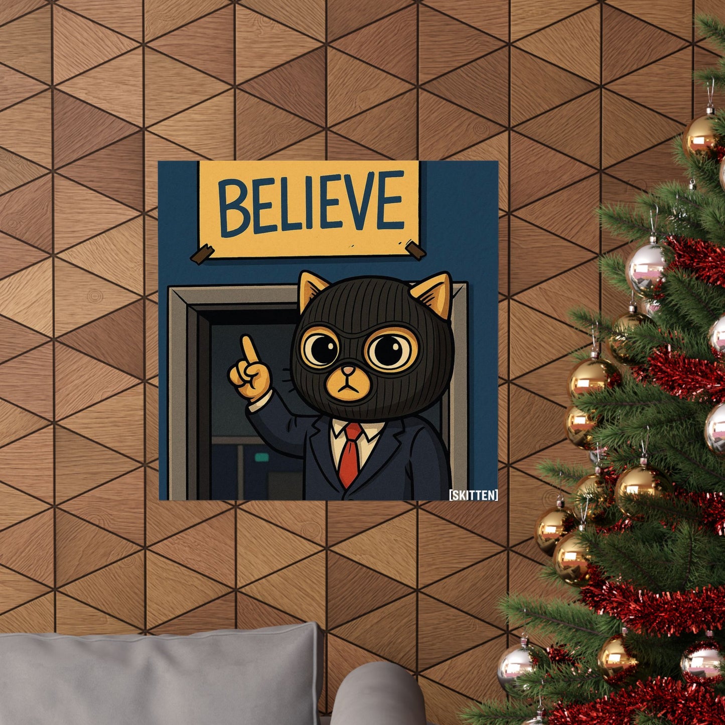 Coach Skitten - Creator Design -- Matte Poster, Believe