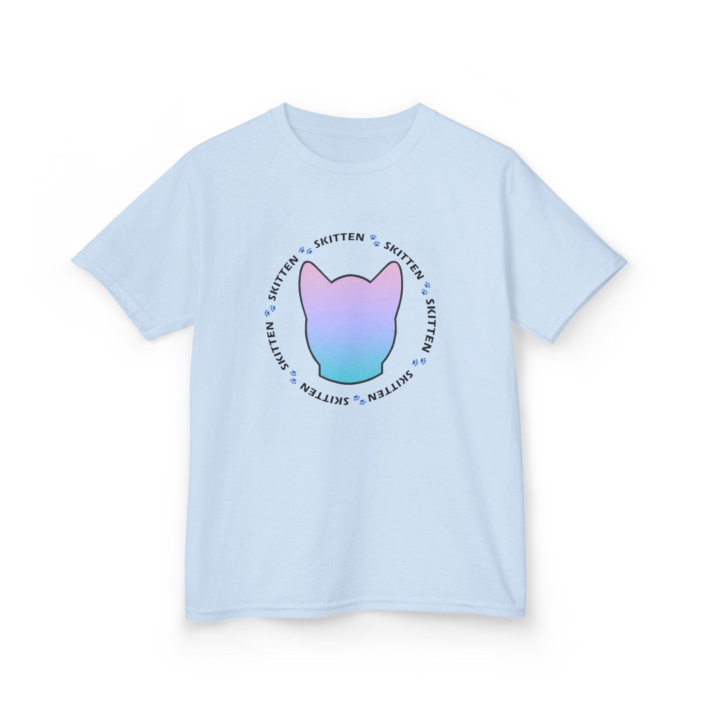 Skitten Cute Skitten Kids Tee - Trendy Cotton T-Shirt for Young Cat Lovers