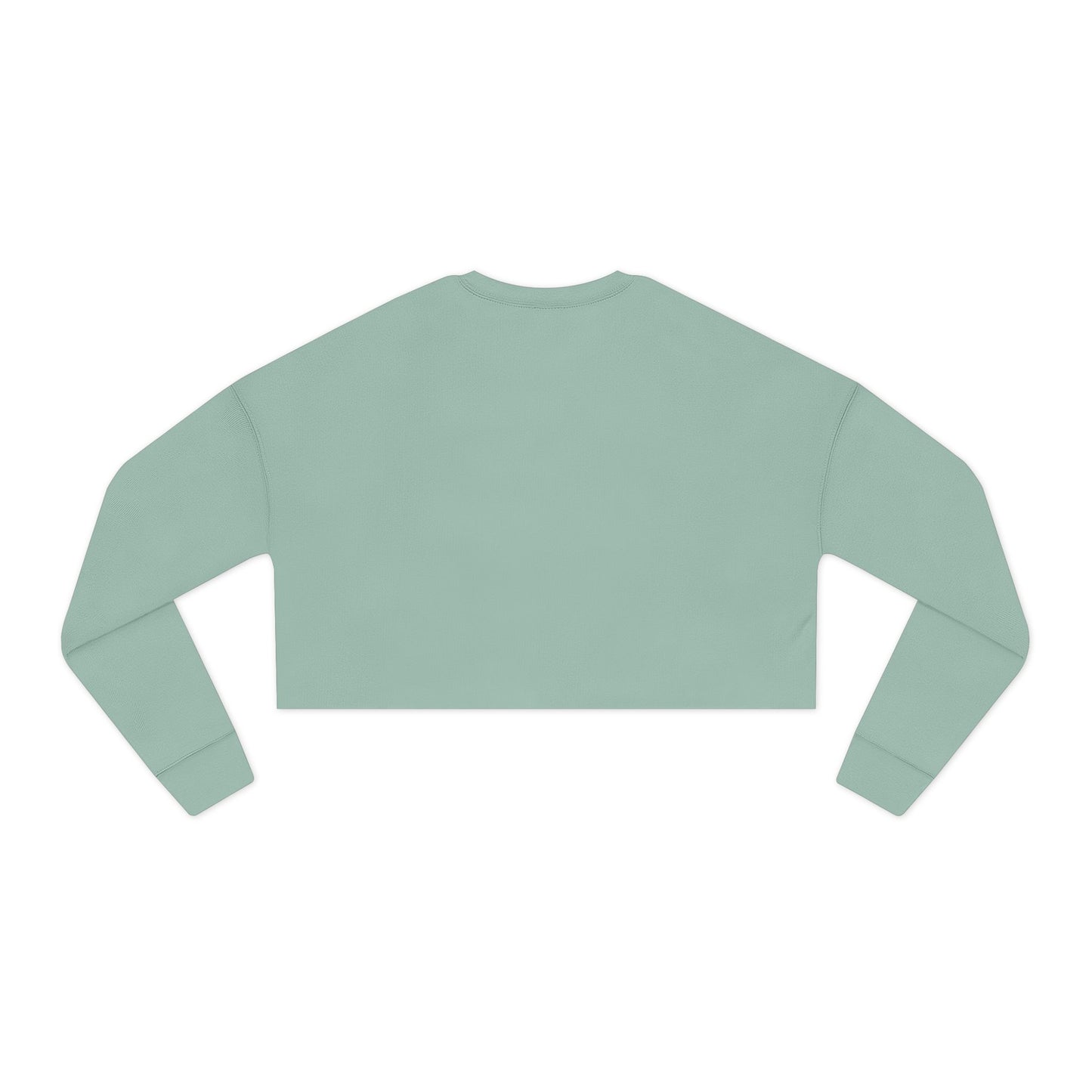 Skitten Themed Women's Cropped Sweatshirt - Perfect for Casual Wear