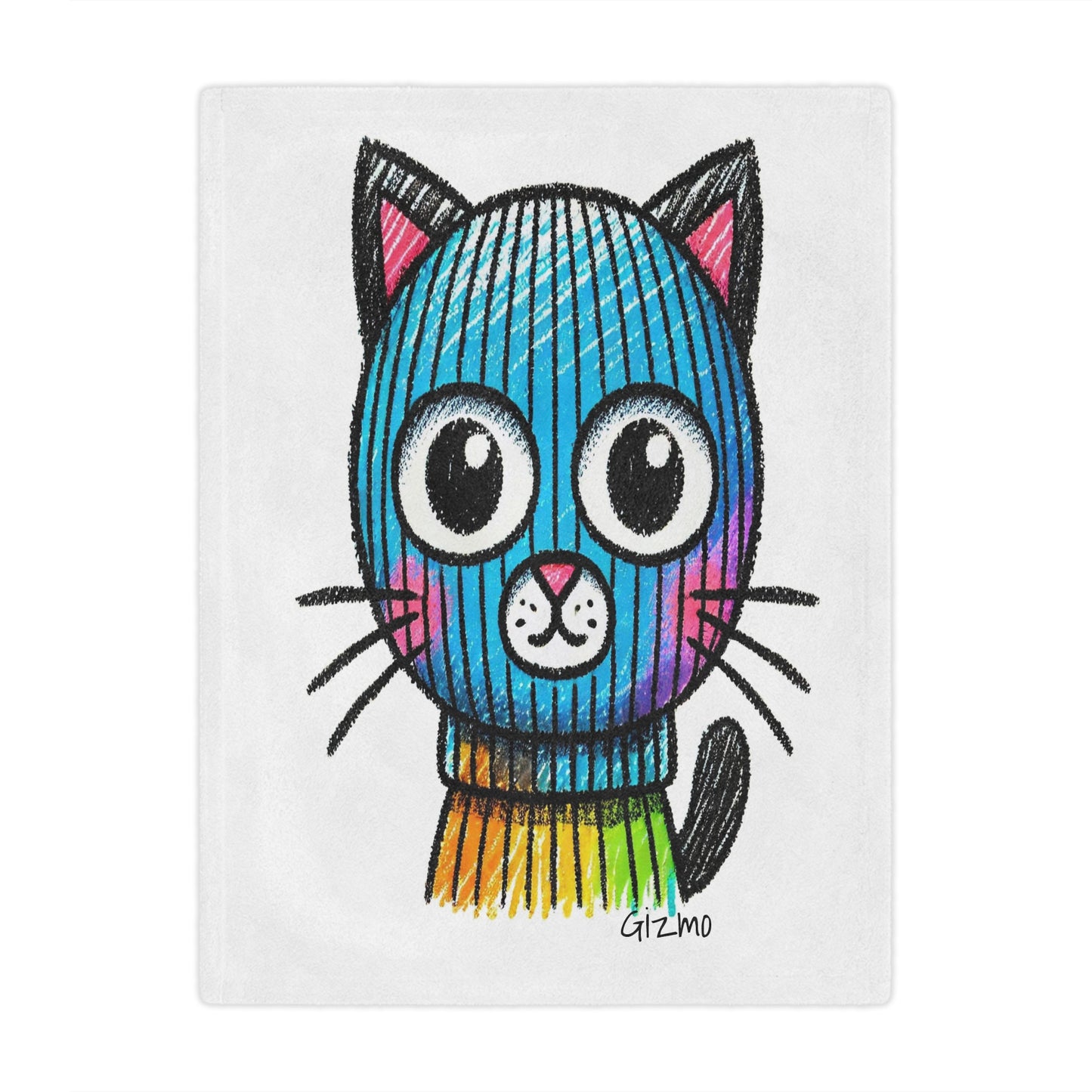 $SKITTEN -- Microfiber Blanket -- Gizmo