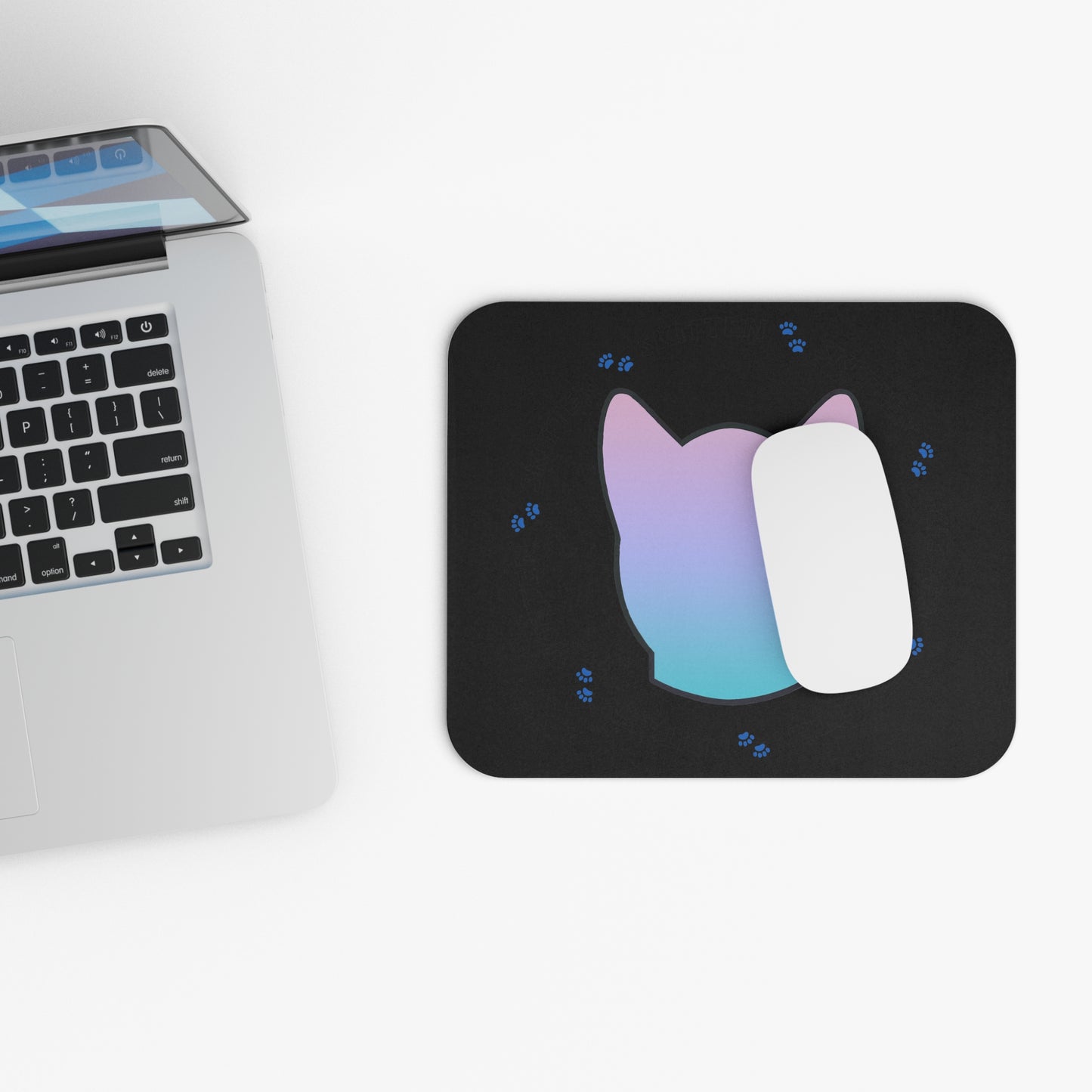 Skitten Cat Mouse Pad - Pastel Cat Design, Perfect for Cat Lovers