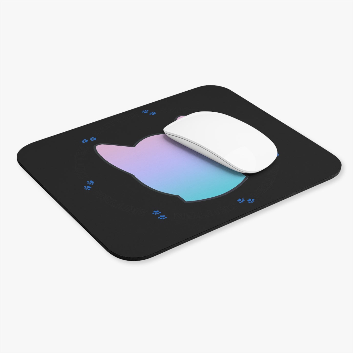 Skitten Cat Mouse Pad - Pastel Cat Design, Perfect for Cat Lovers
