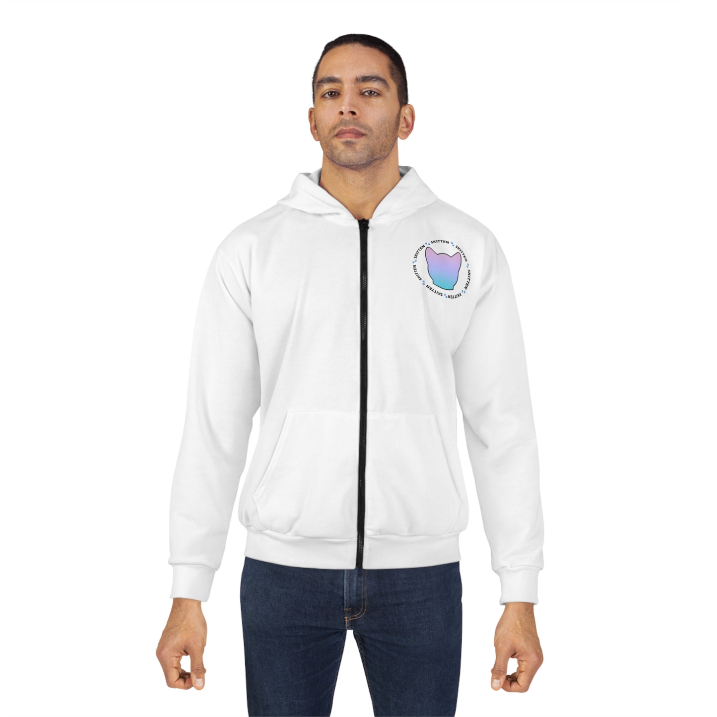 Skitten Unisex Zip Hoodie (AOP)