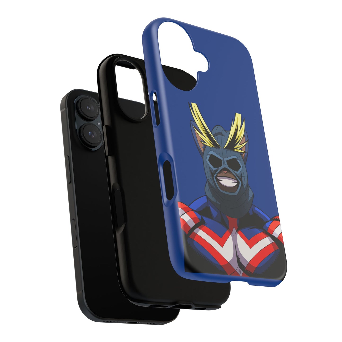 Patriotic Hero Phone Case —FatalPen's Collection | All Might-Inspired Anime Superhero Design