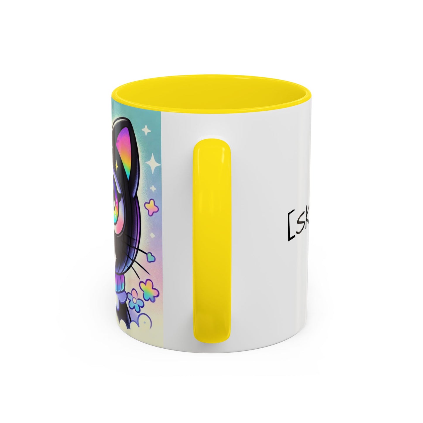 $SKITTEN -- Accent Coffee Mug (11, 15oz) -- Whimsical Pickles