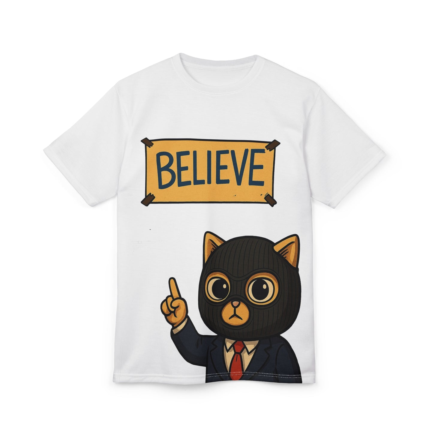 Coach Skitten Graphic Tee - Creator Design | Unisex Cut & Sew T-Shirt, White