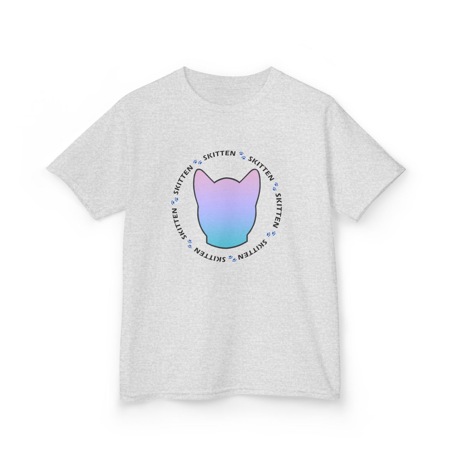 Skitten Cute Skitten Kids Tee - Trendy Cotton T-Shirt for Young Cat Lovers