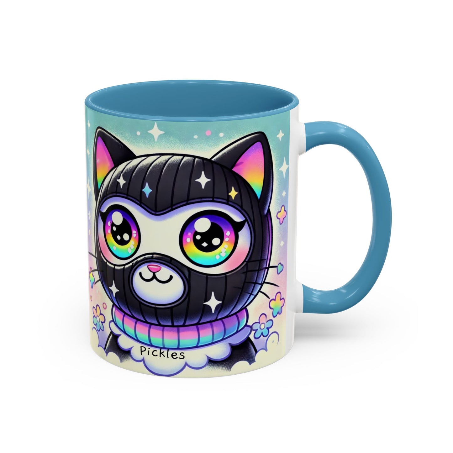 $SKITTEN -- Accent Coffee Mug (11, 15oz) -- Whimsical Pickles