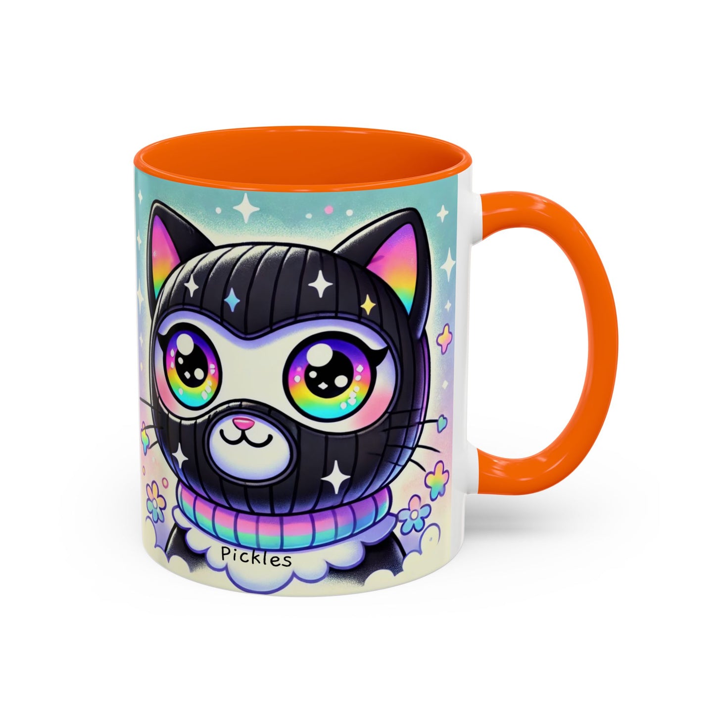 $SKITTEN -- Accent Coffee Mug (11, 15oz) -- Whimsical Pickles