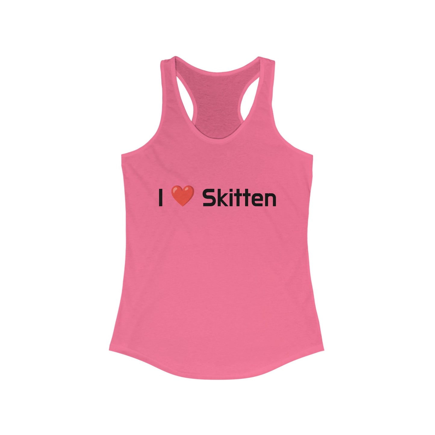 I ❤️ Skitten - Creator's Collection - Racerback Tank for Cat Lovers