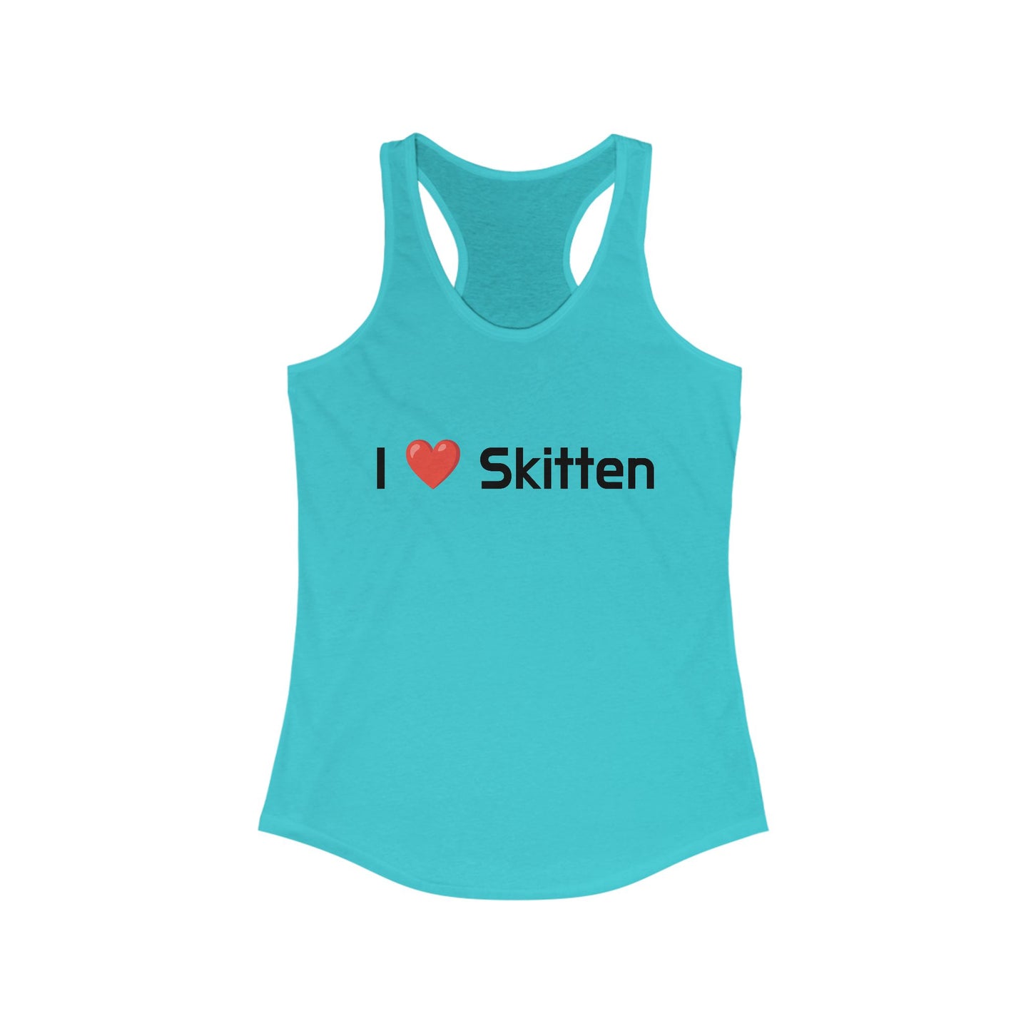 I ❤️ Skitten - Creator's Collection - Racerback Tank for Cat Lovers