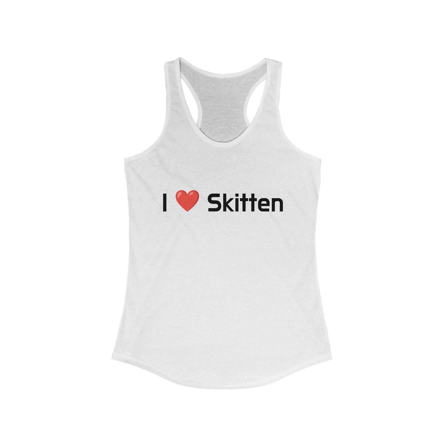 I ❤️ Skitten - Creator's Collection - Racerback Tank for Cat Lovers