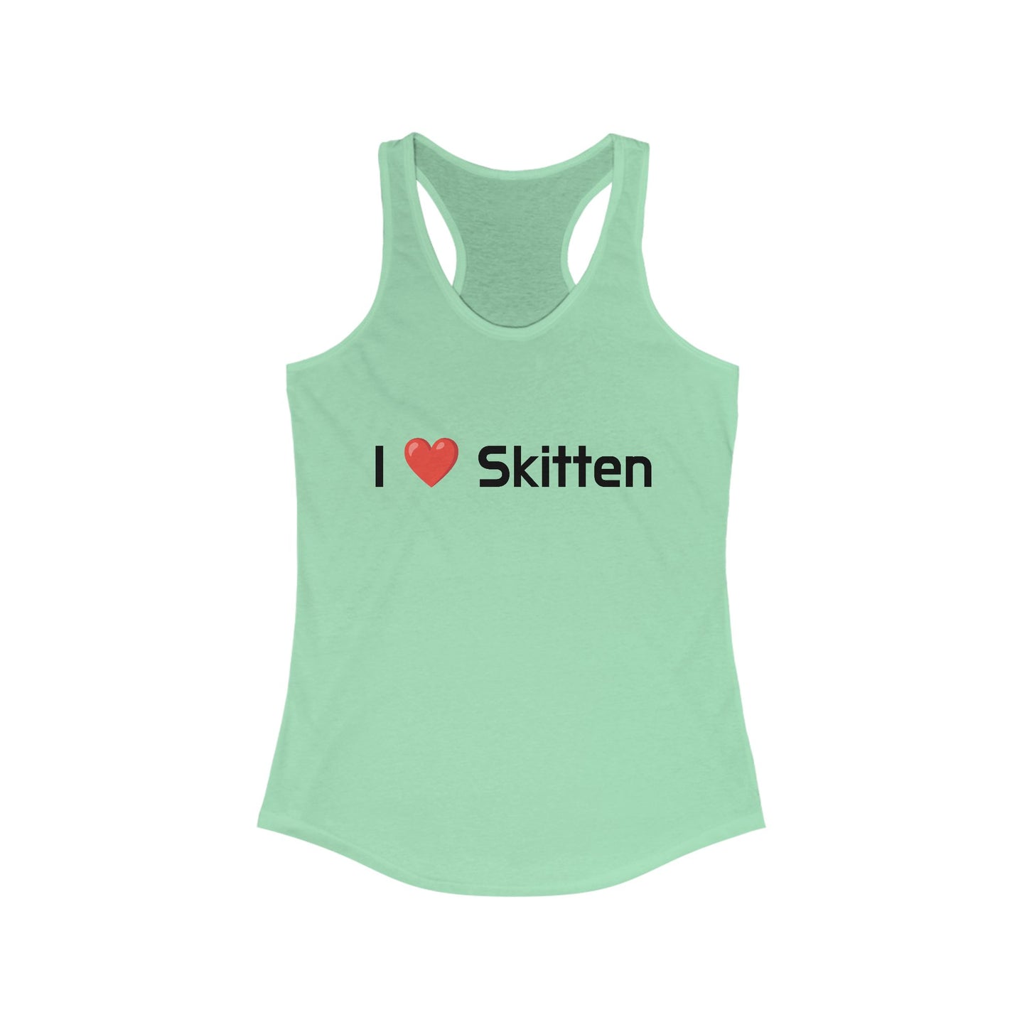 I ❤️ Skitten - Creator's Collection - Racerback Tank for Cat Lovers
