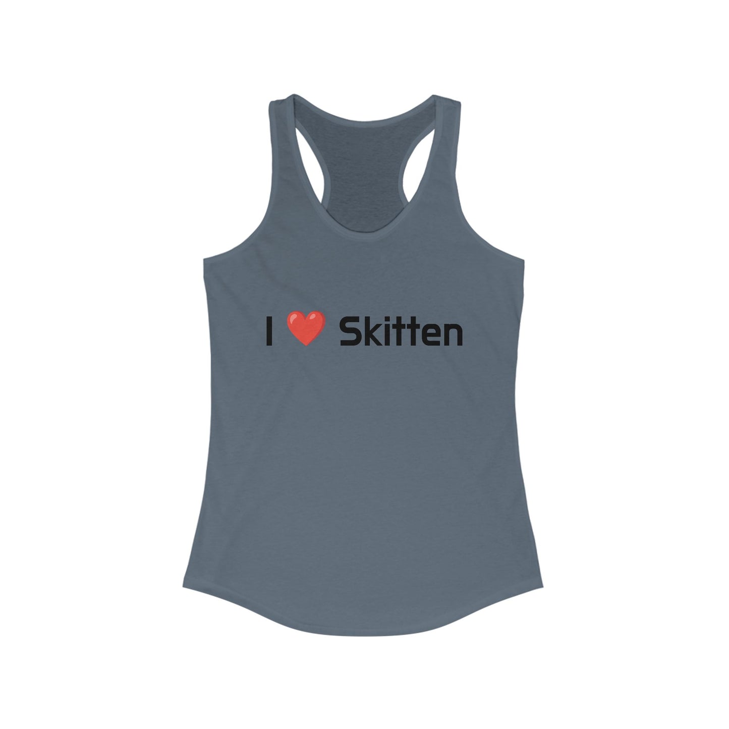 I ❤️ Skitten - Creator's Collection - Racerback Tank for Cat Lovers