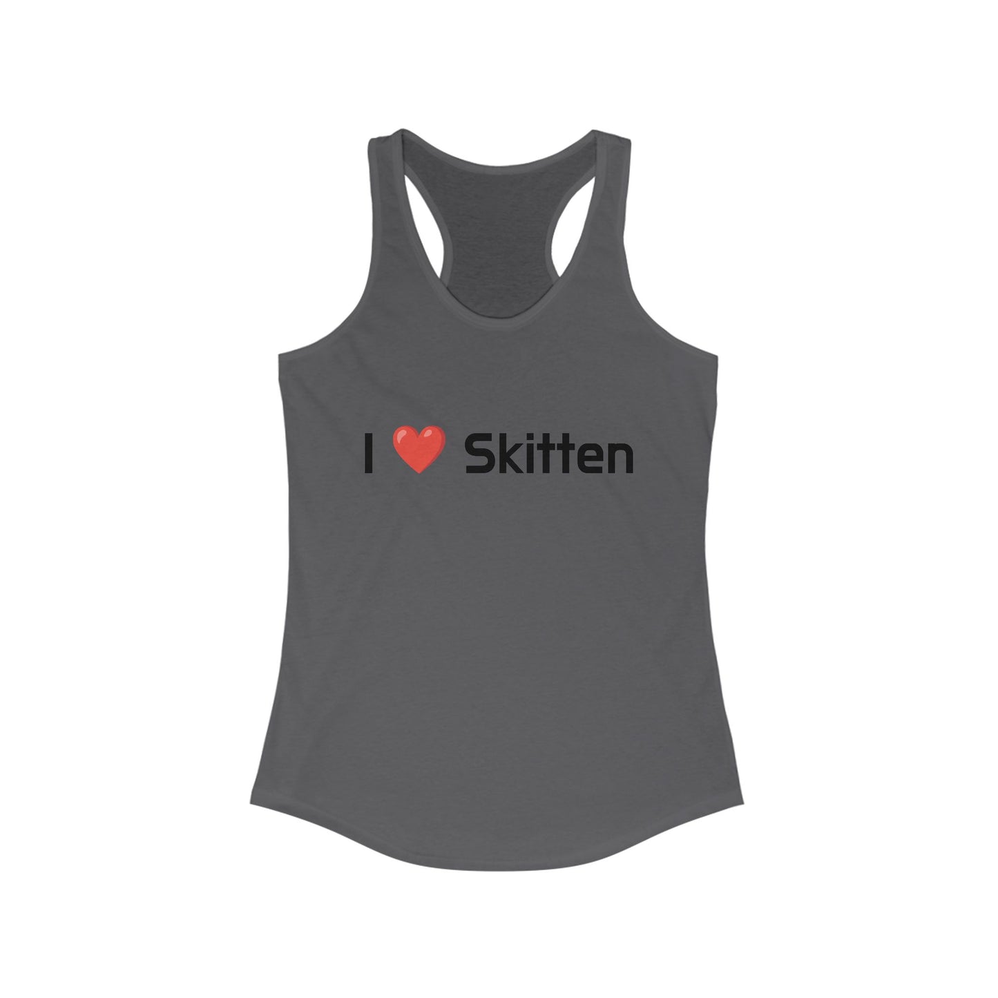 I ❤️ Skitten - Creator's Collection - Racerback Tank for Cat Lovers