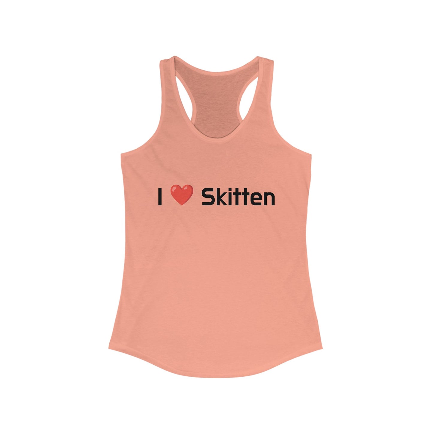 I ❤️ Skitten - Creator's Collection - Racerback Tank for Cat Lovers