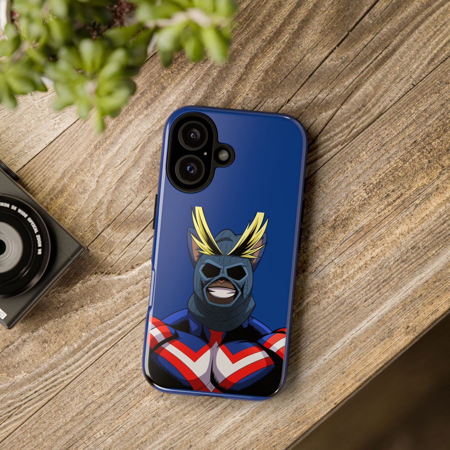 Patriotic Hero Phone Case —FatalPen's Collection | All Might-Inspired Anime Superhero Design