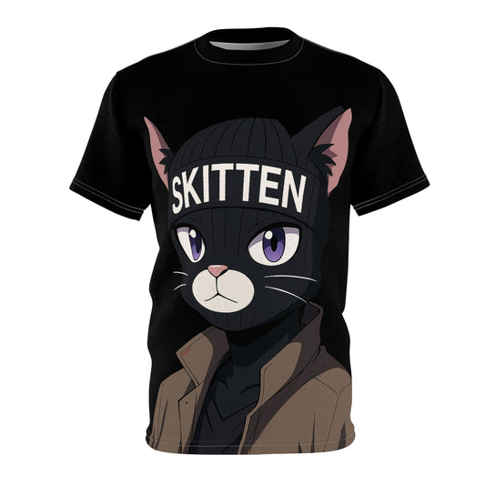 Bazuka Skitten Graphic Tee - Creator Design | Unisex Cut & Sew T-Shirt