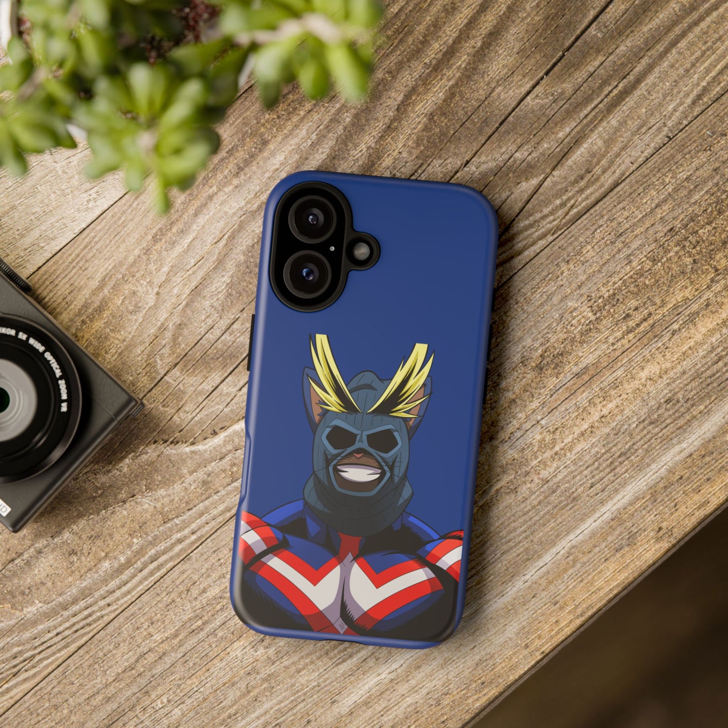 Patriotic Hero Phone Case —FatalPen's Collection | All Might-Inspired Anime Superhero Design