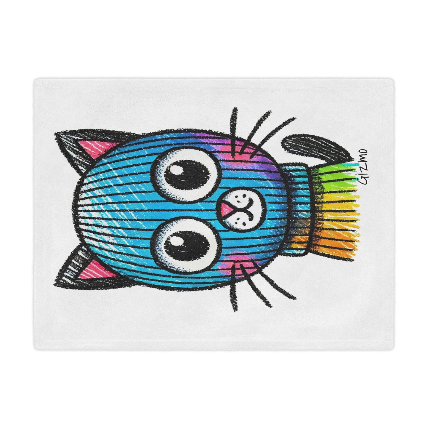 $SKITTEN -- Microfiber Blanket -- Gizmo