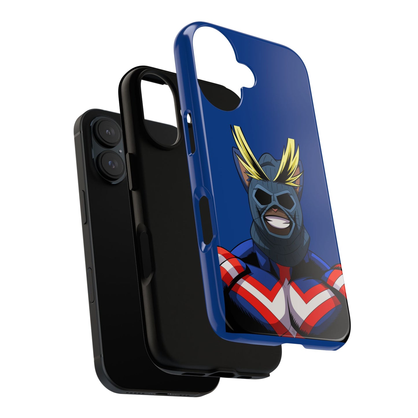 Patriotic Hero Phone Case —FatalPen's Collection | All Might-Inspired Anime Superhero Design