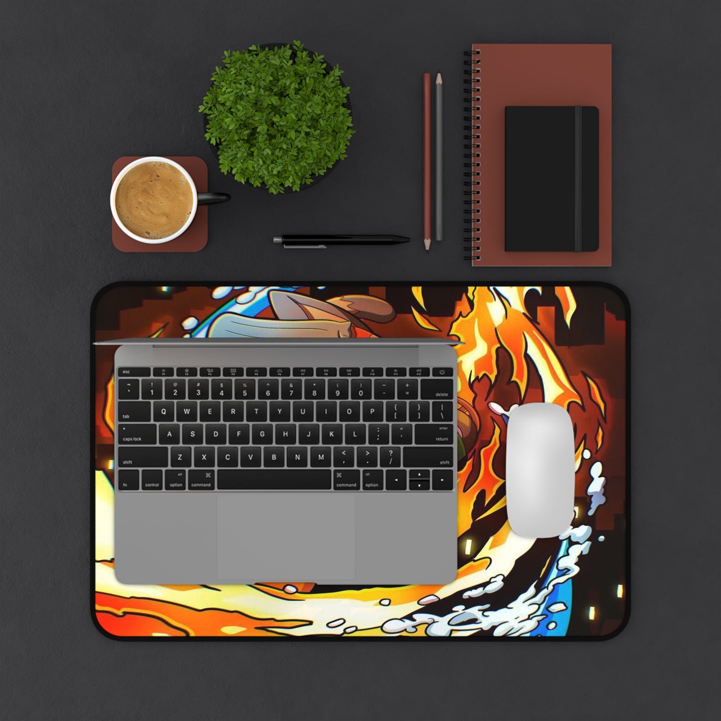Skitten Desk Mat - FatalPen Collection  - DemonSlayer Skitten