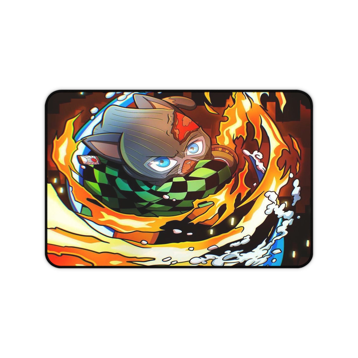 Skitten Desk Mat - FatalPen Collection  - DemonSlayer Skitten