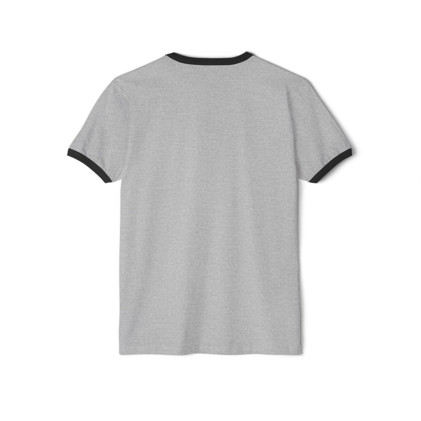 Yellow eyes Skitten, Unisex Cotton Ringer T-Shirt - Creator Design - Casual Style for Cat Lovers and Ballers