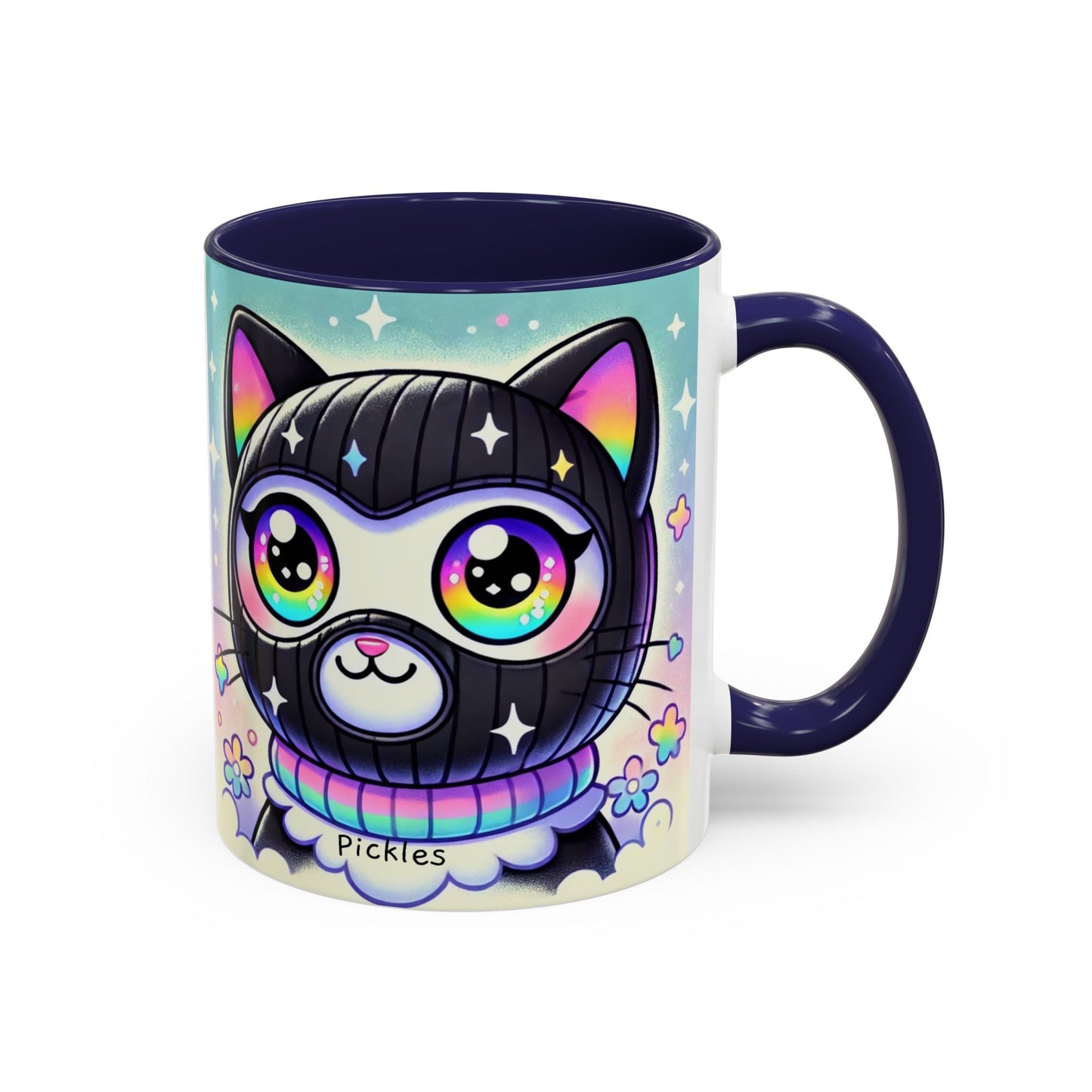 $SKITTEN -- Accent Coffee Mug (11, 15oz) -- Whimsical Pickles