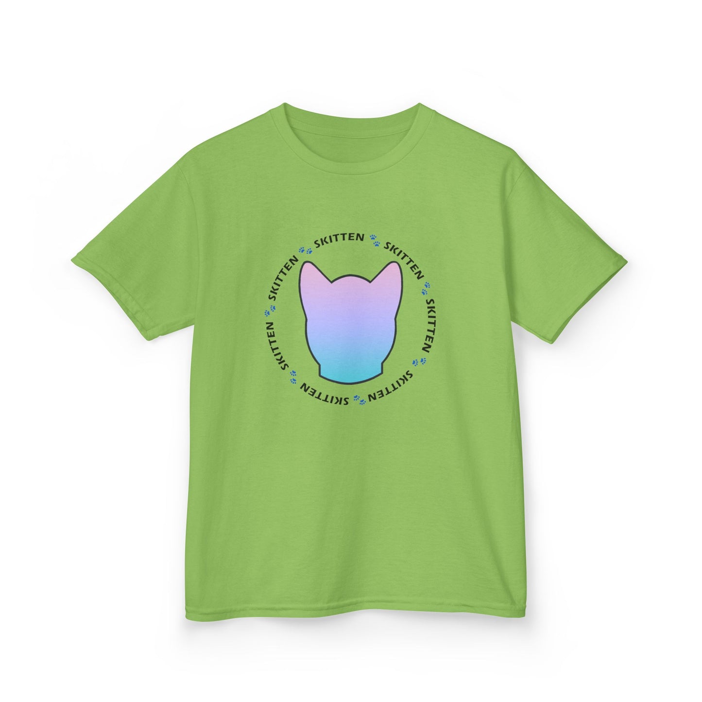 Skitten Cute Skitten Kids Tee - Trendy Cotton T-Shirt for Young Cat Lovers