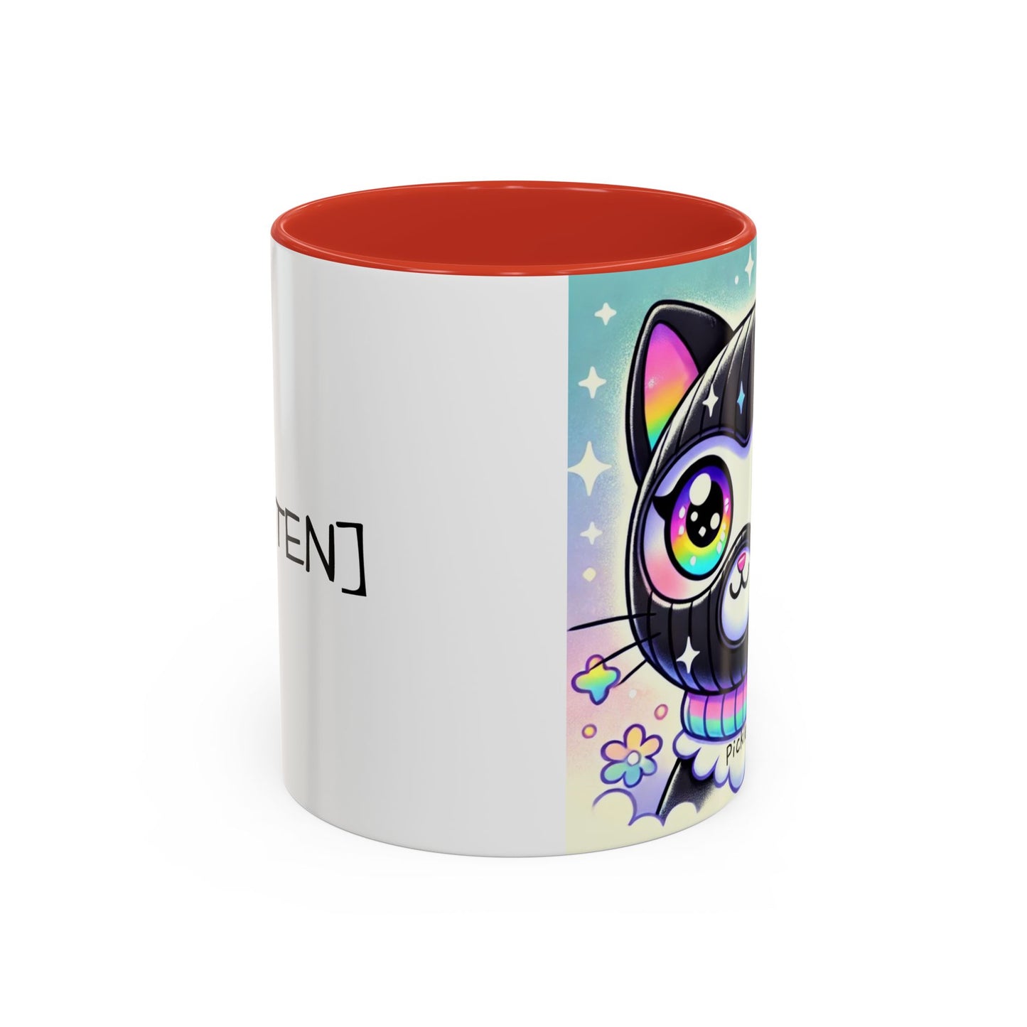 $SKITTEN -- Accent Coffee Mug (11, 15oz) -- Whimsical Pickles